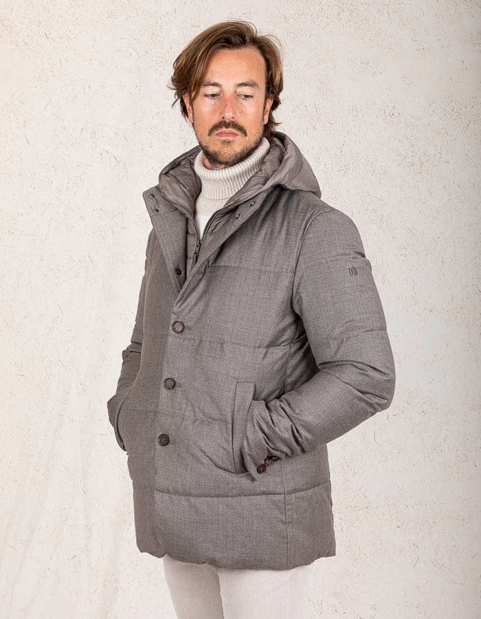 DUNO QUILTED WOOL JACKET