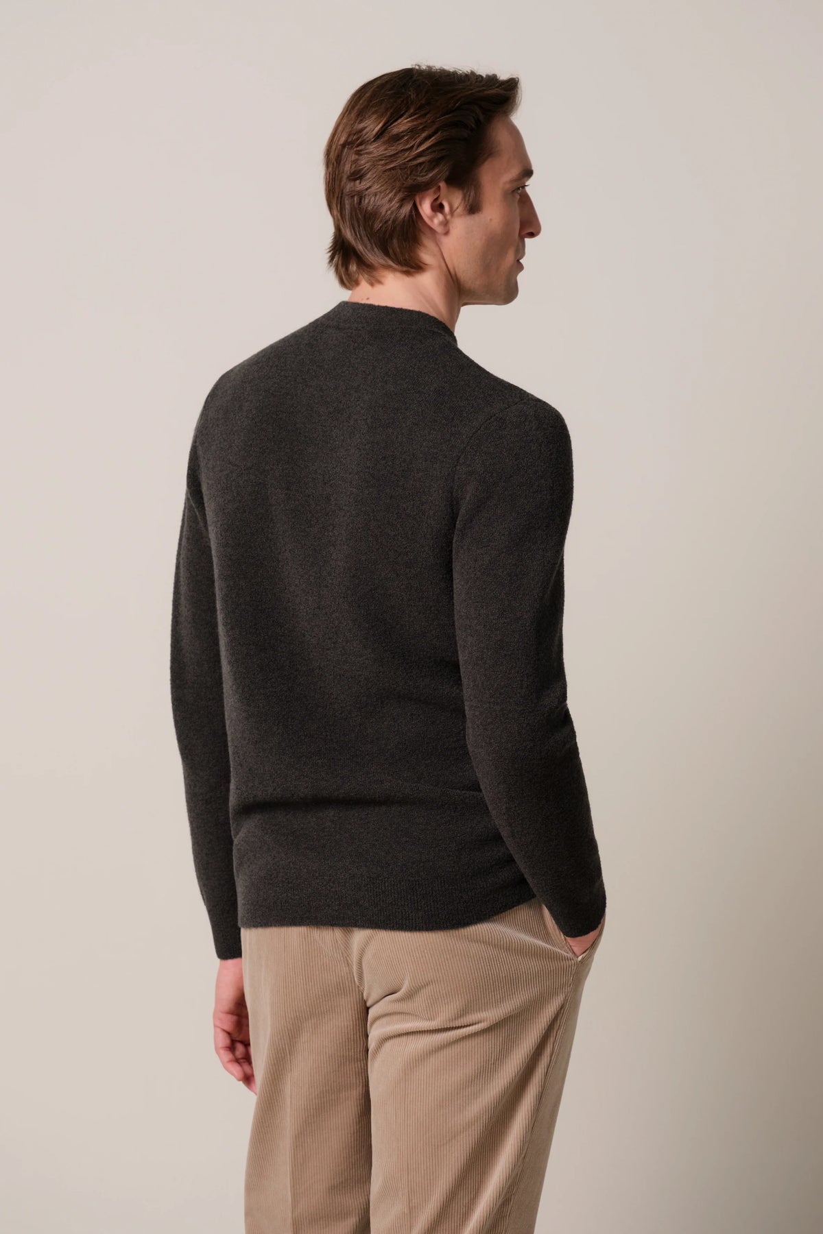 PROFUOMO BOILED WOOL PULLOVER