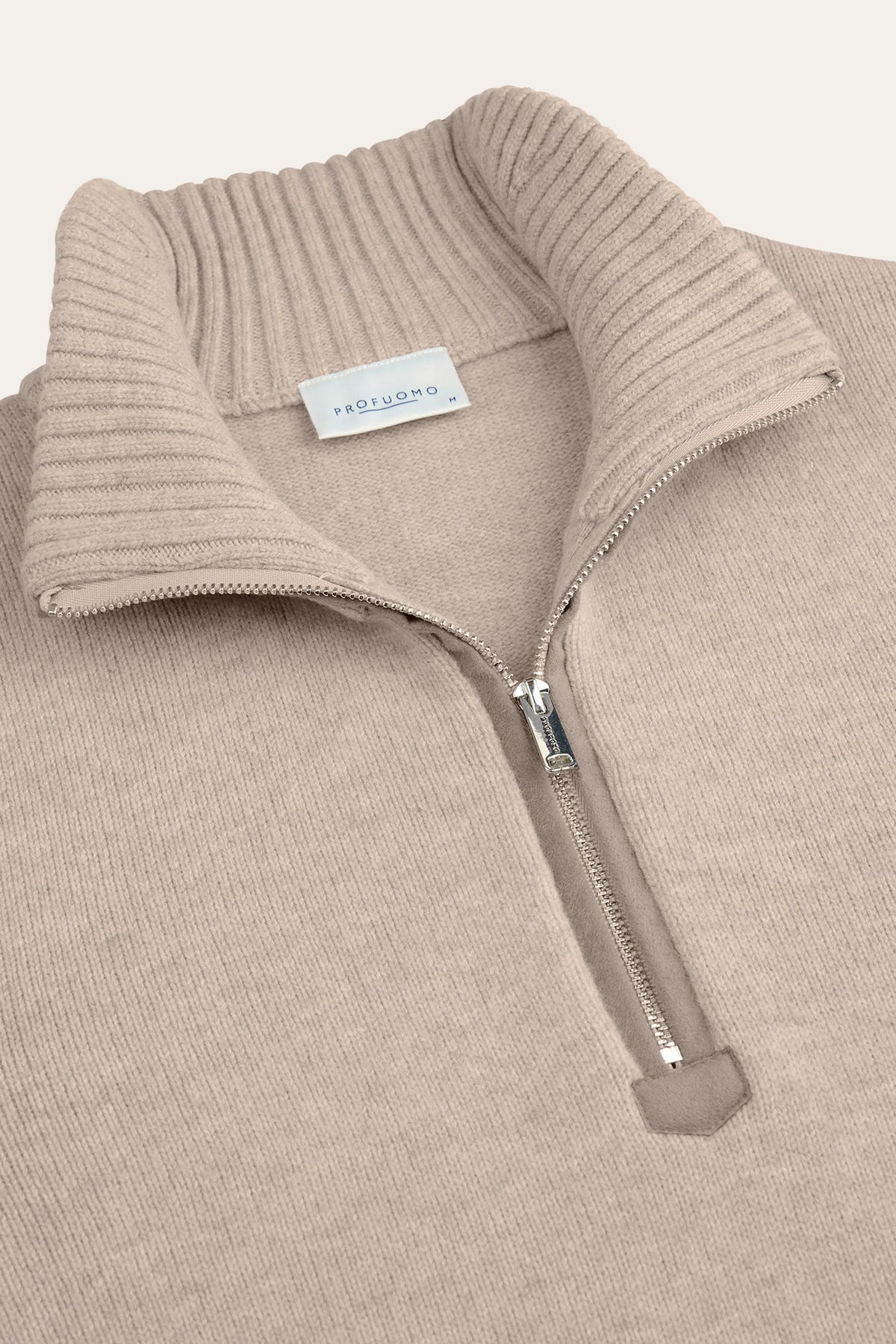 PROFUOMO WOOL HALF ZIP