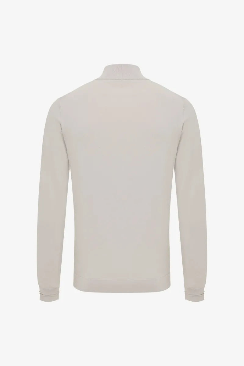 GENTI COOL COTTON HALF ZIP