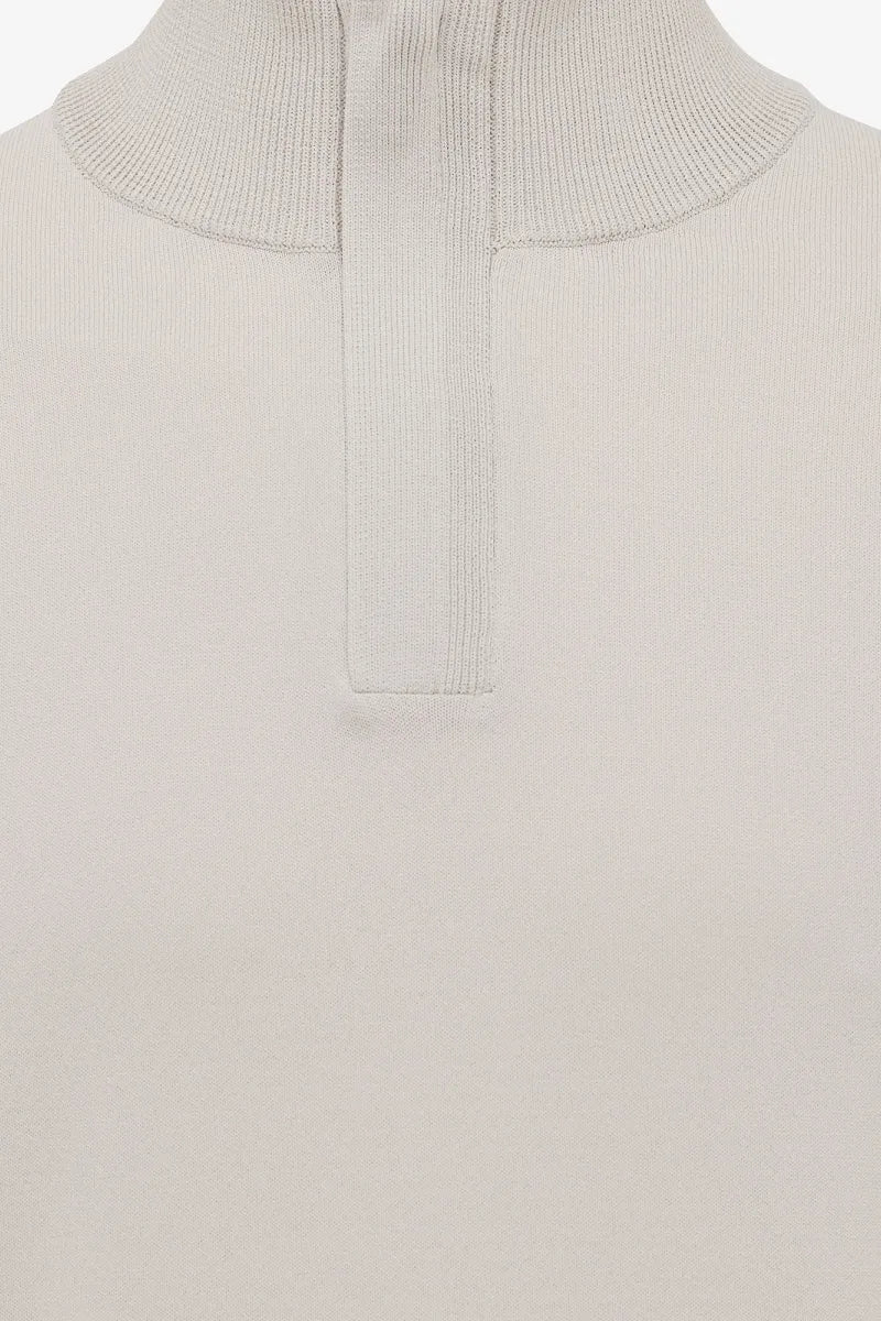 GENTI COOL COTTON HALF ZIP