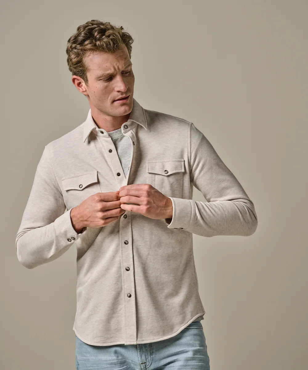 PROFUOMO TERRY OVERSHIRT