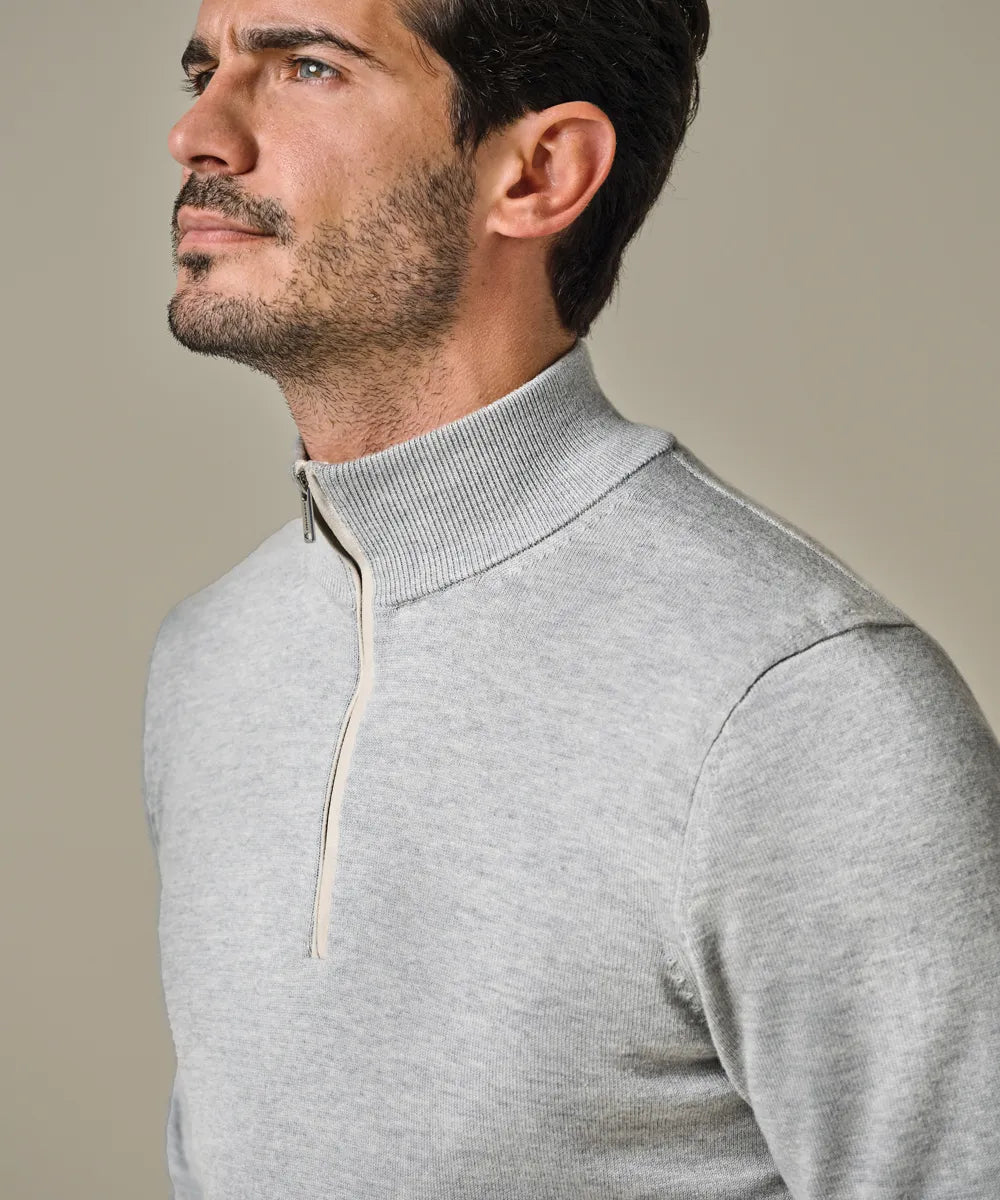 PROFUOMO HALF ZIP PULLOVER