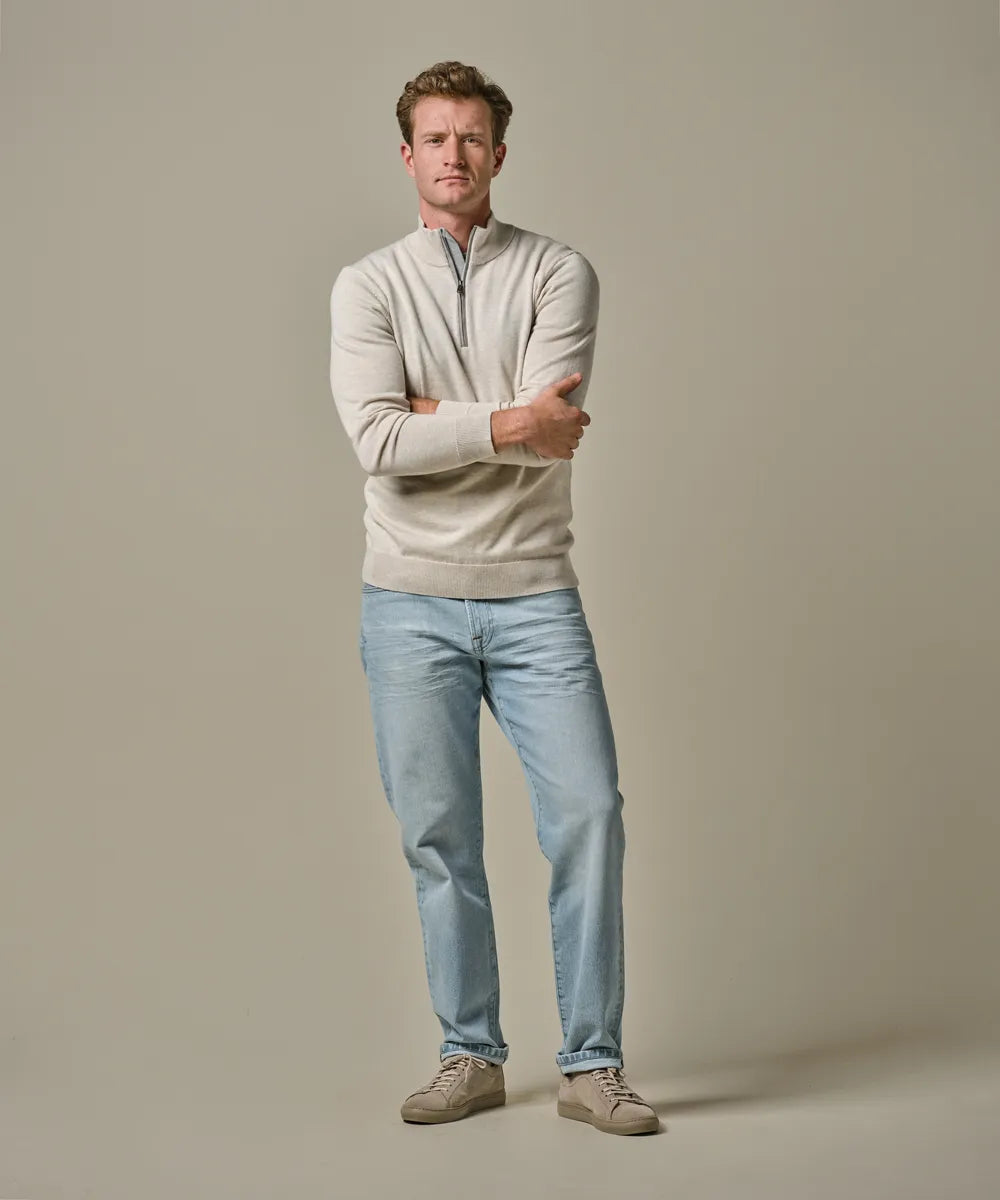 PROFUOMO HALF ZIP PULLOVER