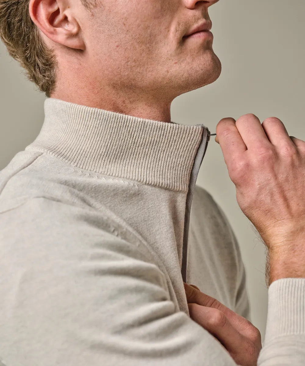 PROFUOMO HALF ZIP PULLOVER