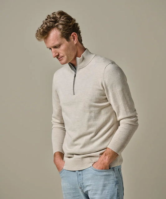 PROFUOMO HALF ZIP PULLOVER