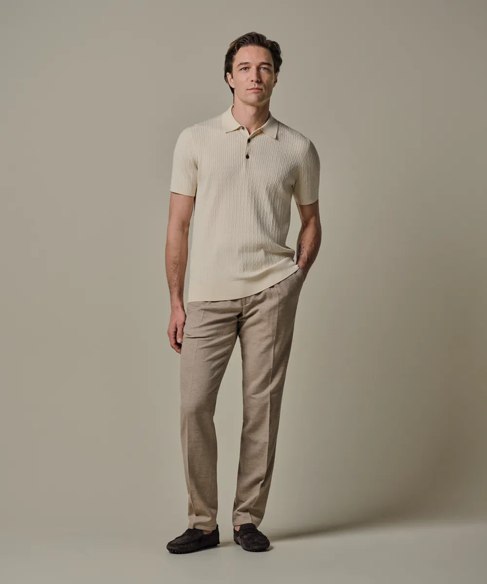 PROFUOMO LUXURY COTTON SILK POLO