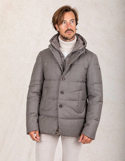DUNO QUILTED WOOL JACKET