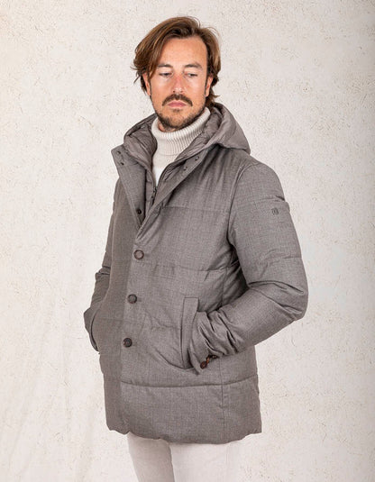 DUNO QUILTED WOOL JACKET