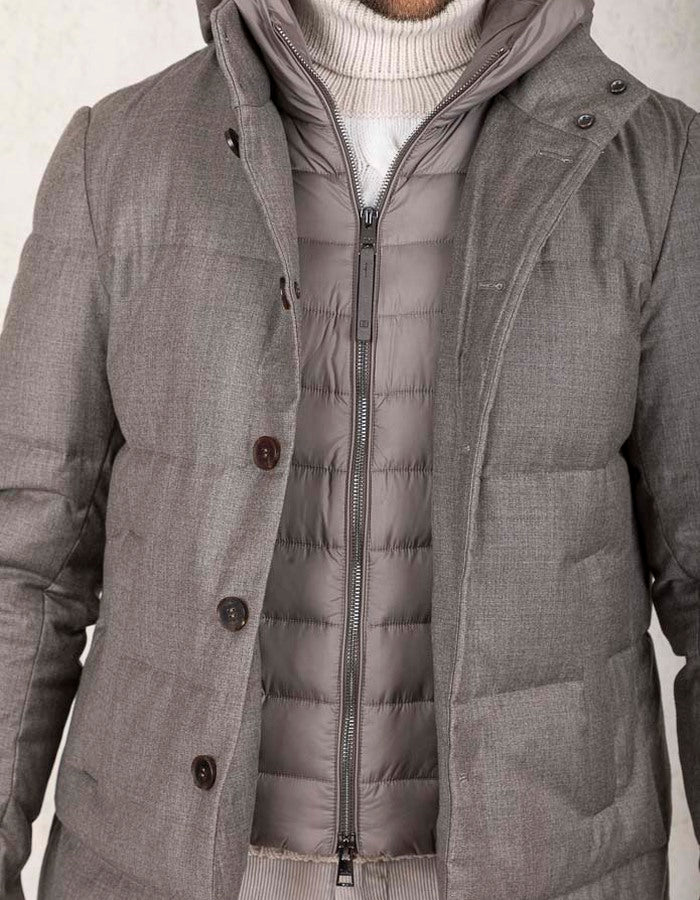 DUNO QUILTED WOOL JACKET
