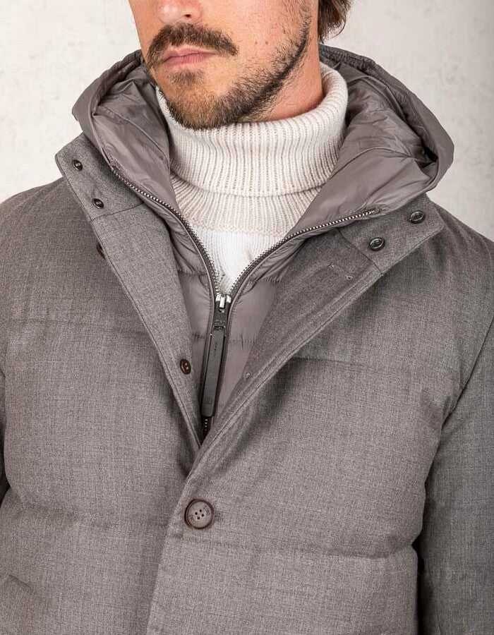 DUNO QUILTED WOOL JACKET