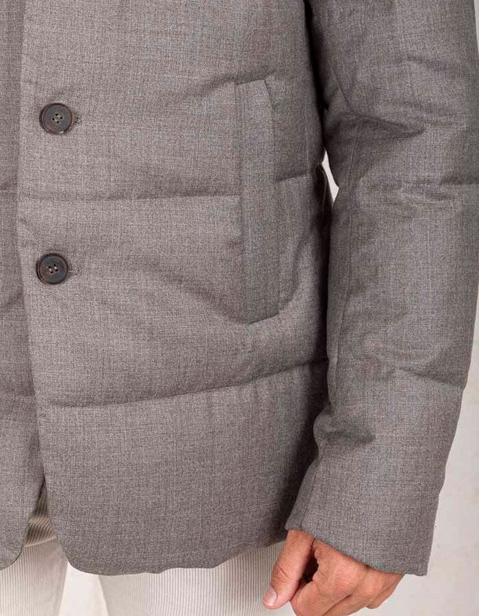 DUNO QUILTED WOOL JACKET