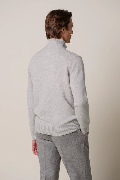 PROFUOMO WOOL HALF ZIP