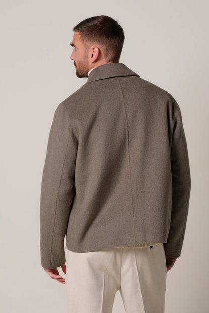 PROFUOMO REVERSIBLE WOOL JACKET