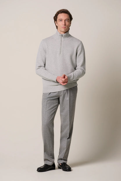 PROFUOMO WOOL HALF ZIP