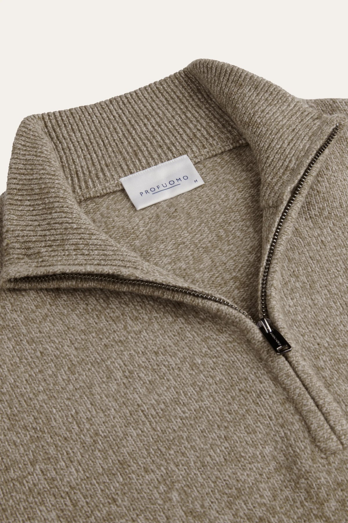 PROFUOMO WOOL HALF ZIP