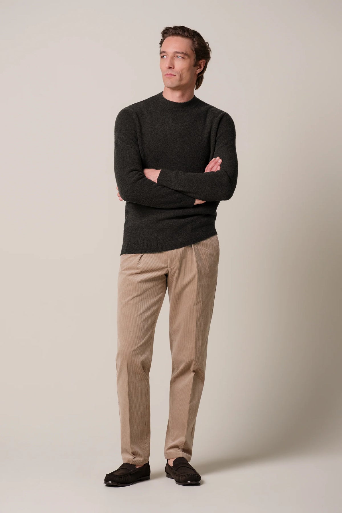 PROFUOMO BOILED WOOL PULLOVER