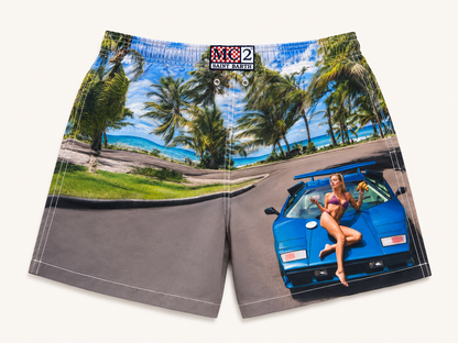 ST BARTH SUMMER BREAKFAST SWIMSHORTS