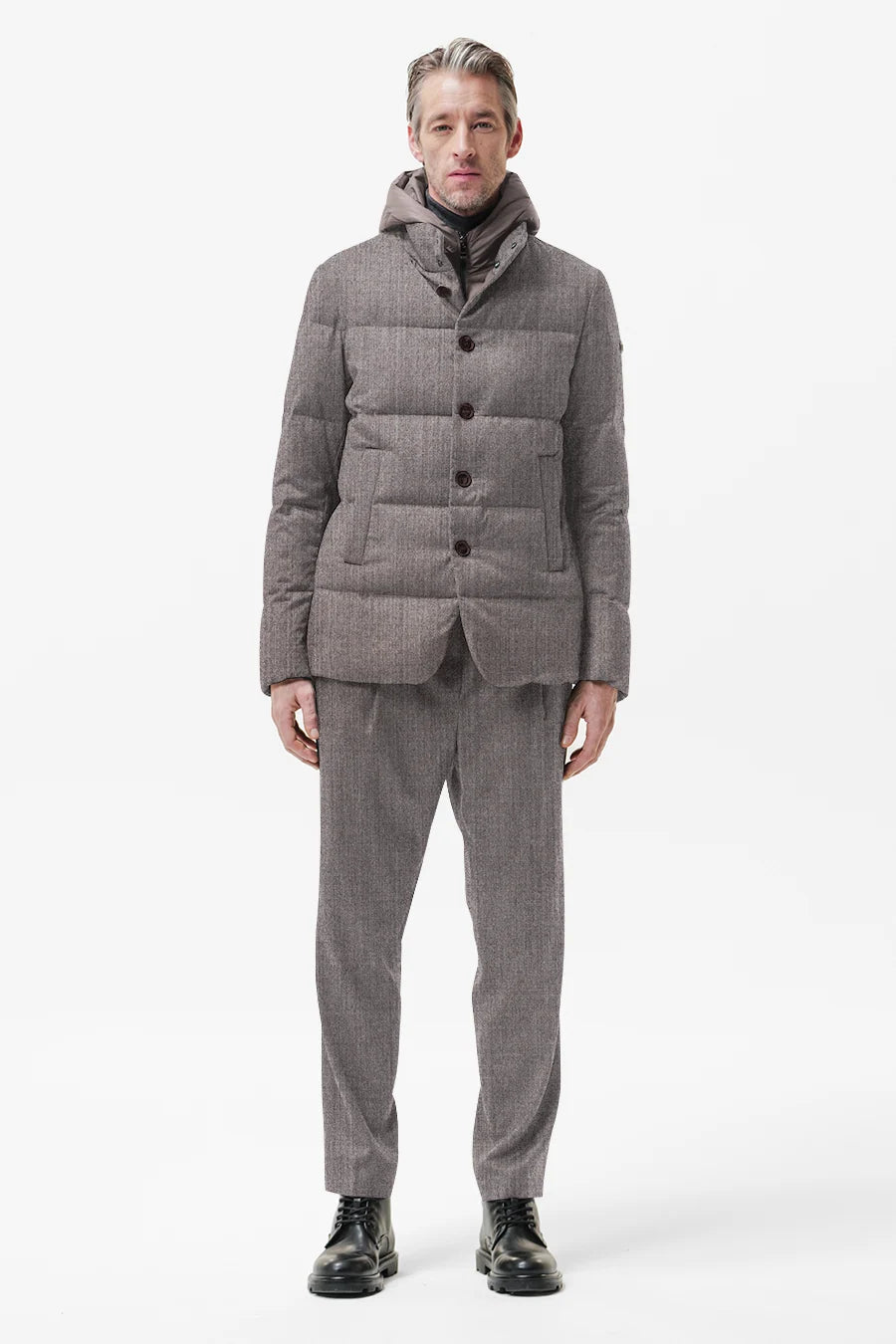 DUNO QUILTED WOOL JACKET