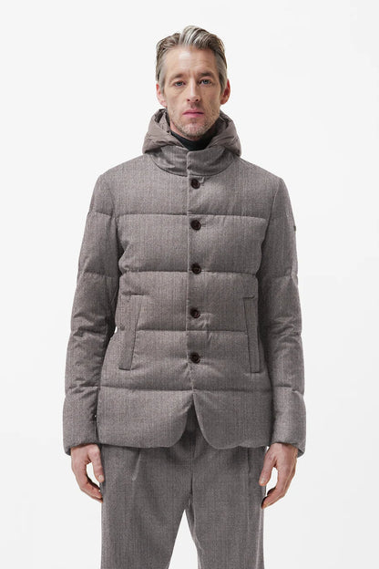 DUNO QUILTED WOOL JACKET