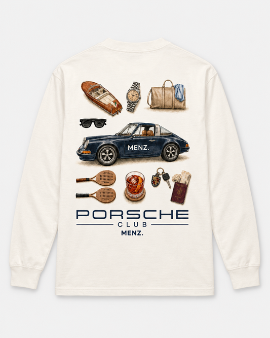 MENZ. PORSCHE 2.0 LONGSLEEVE TEE