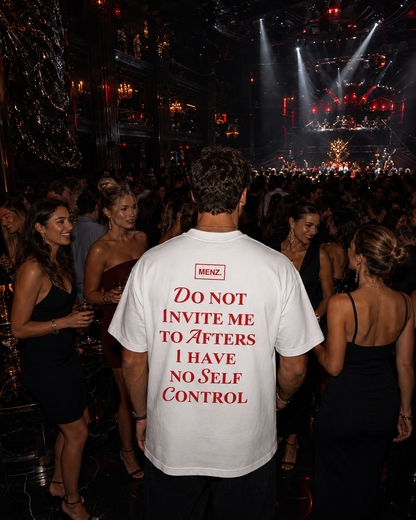 MENZ. DON'T INVITE ME TEE