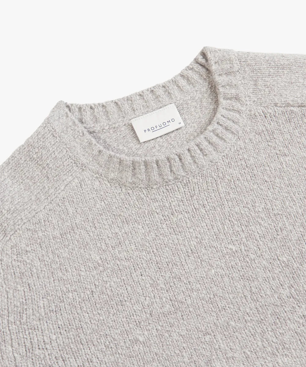 PROFUOMO BOILED WOOL PULLOVER