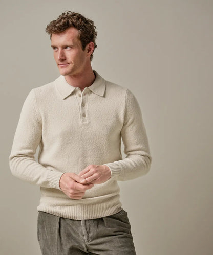 PROFUOMO BOILED WOOL POLO