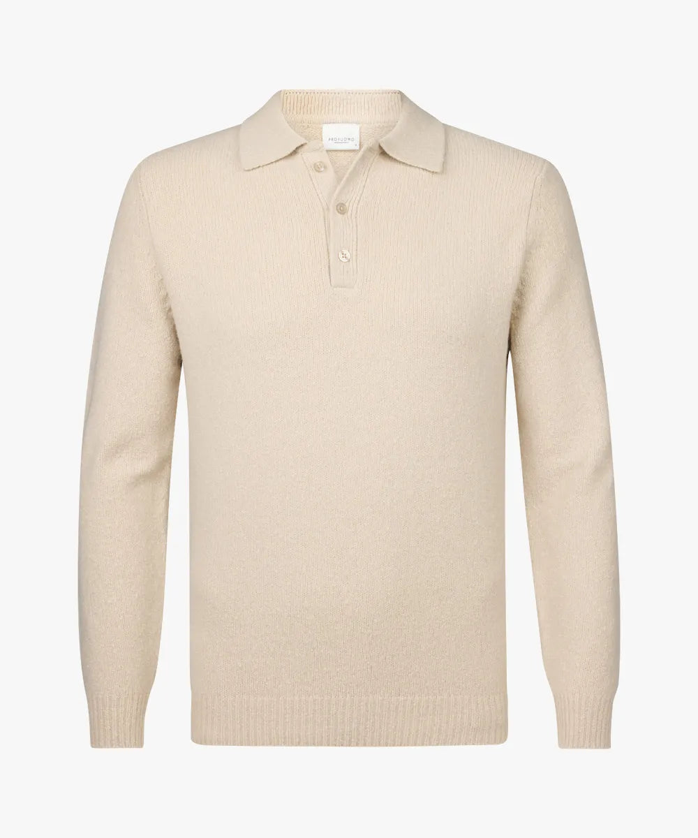 PROFUOMO BOILED WOOL POLO