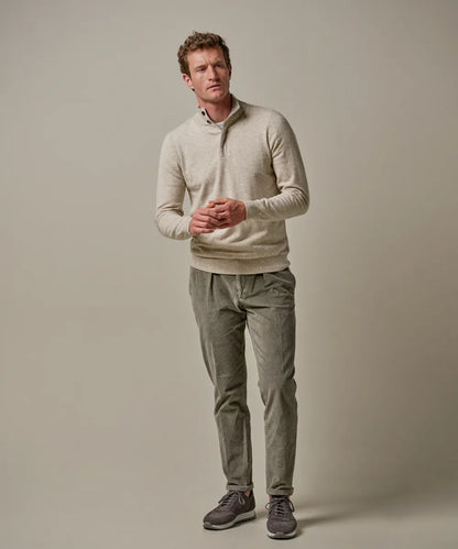 PROFUOMO HALF ZIP SWEATER