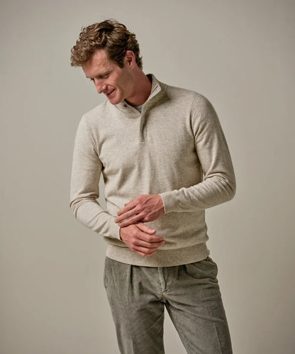 PROFUOMO HALF ZIP SWEATER