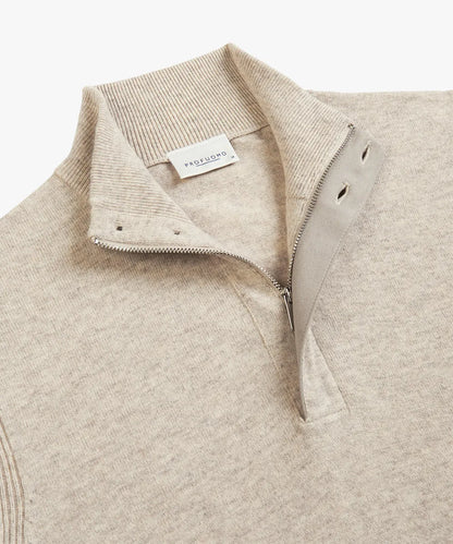 PROFUOMO HALF ZIP SWEATER