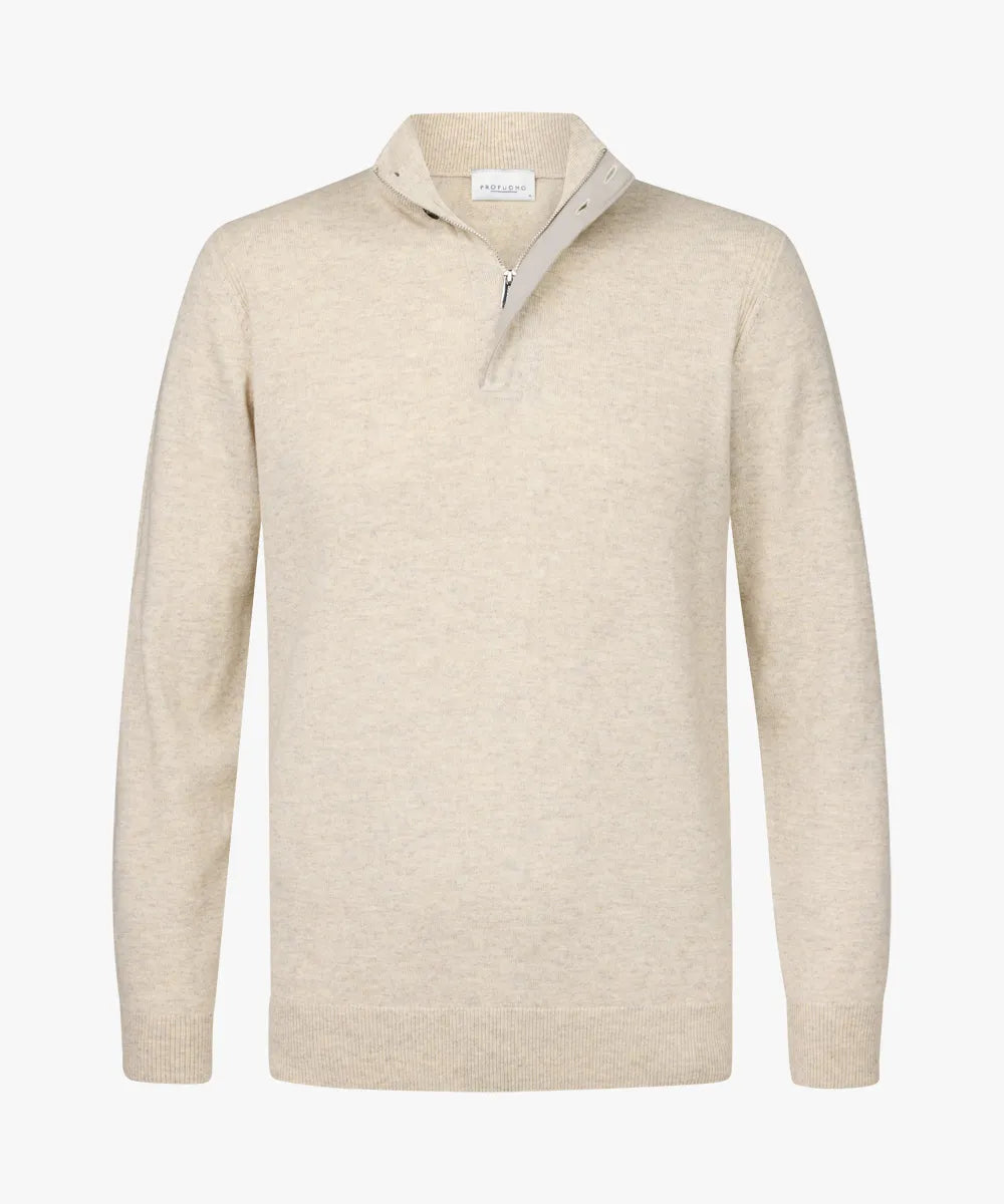 PROFUOMO HALF ZIP SWEATER