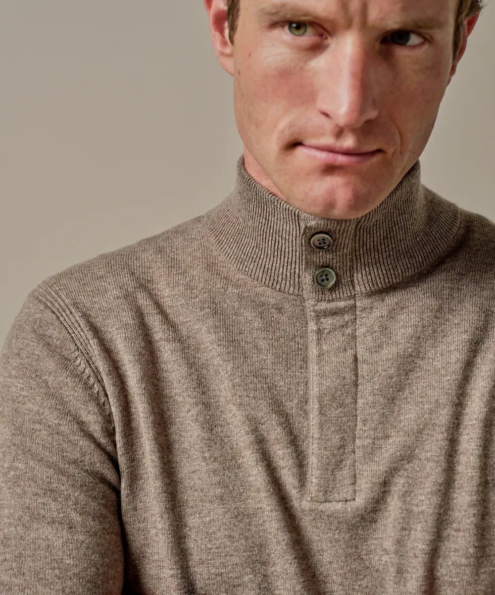 PROFUOMO HALF ZIP SWEATER