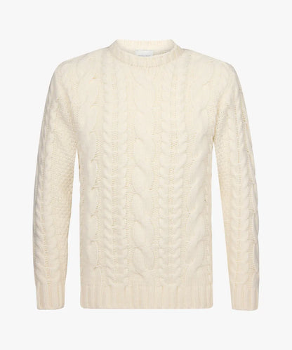 PROFUOMO CABLE CREWNECK