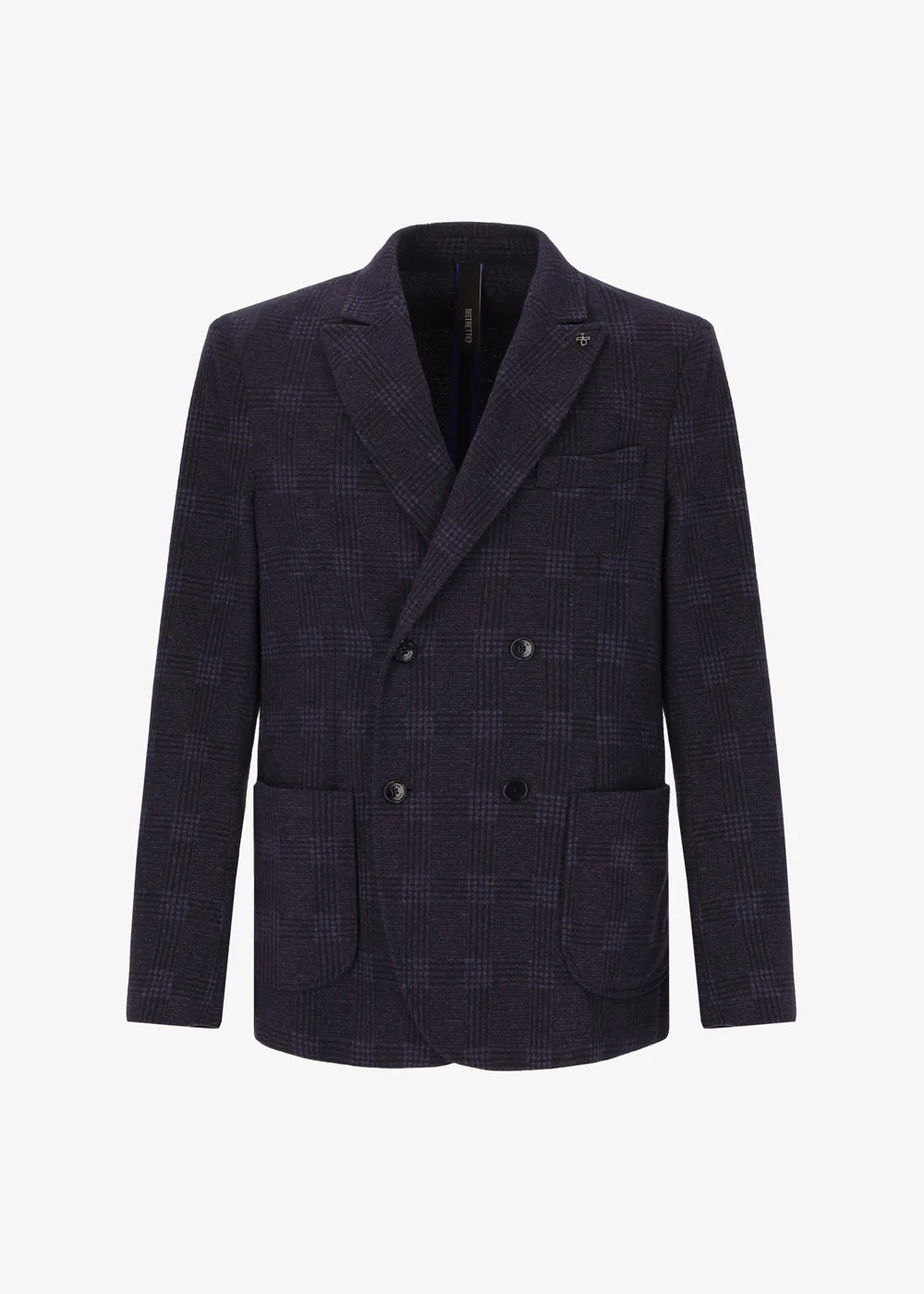 DISTRETTO PRINCE OF WALES DOUBLE BREASTED BLAZER