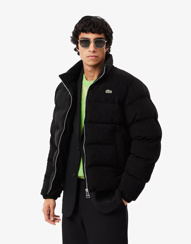 LACOSTE CORDUROY PUFFER