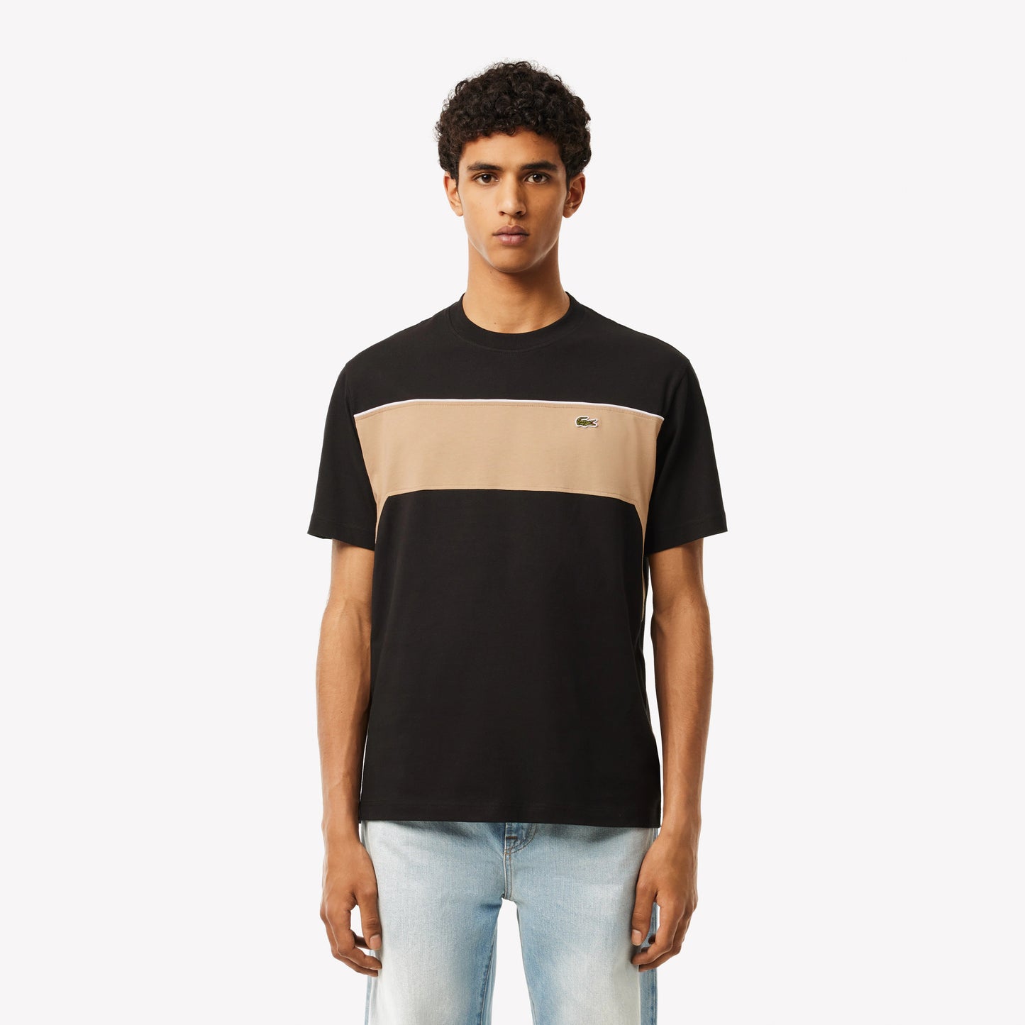 LACOSTE COLOUR BLOCK TEE