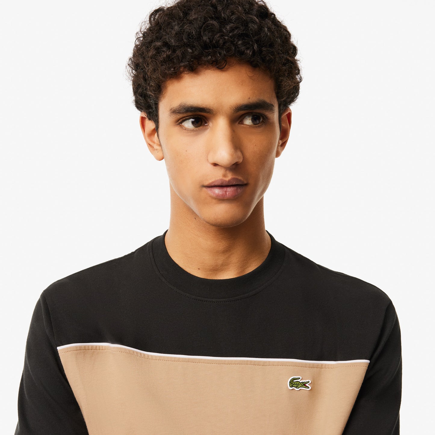 LACOSTE COLOUR BLOCK TEE