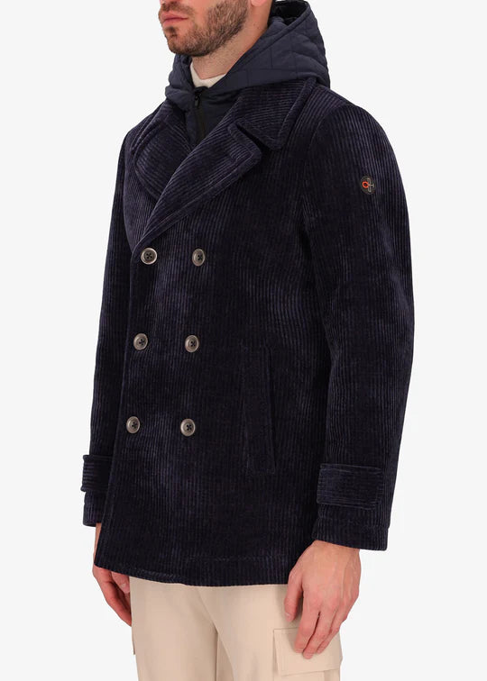 DISTRETTO DOUBLE BREASTED PEACOAT