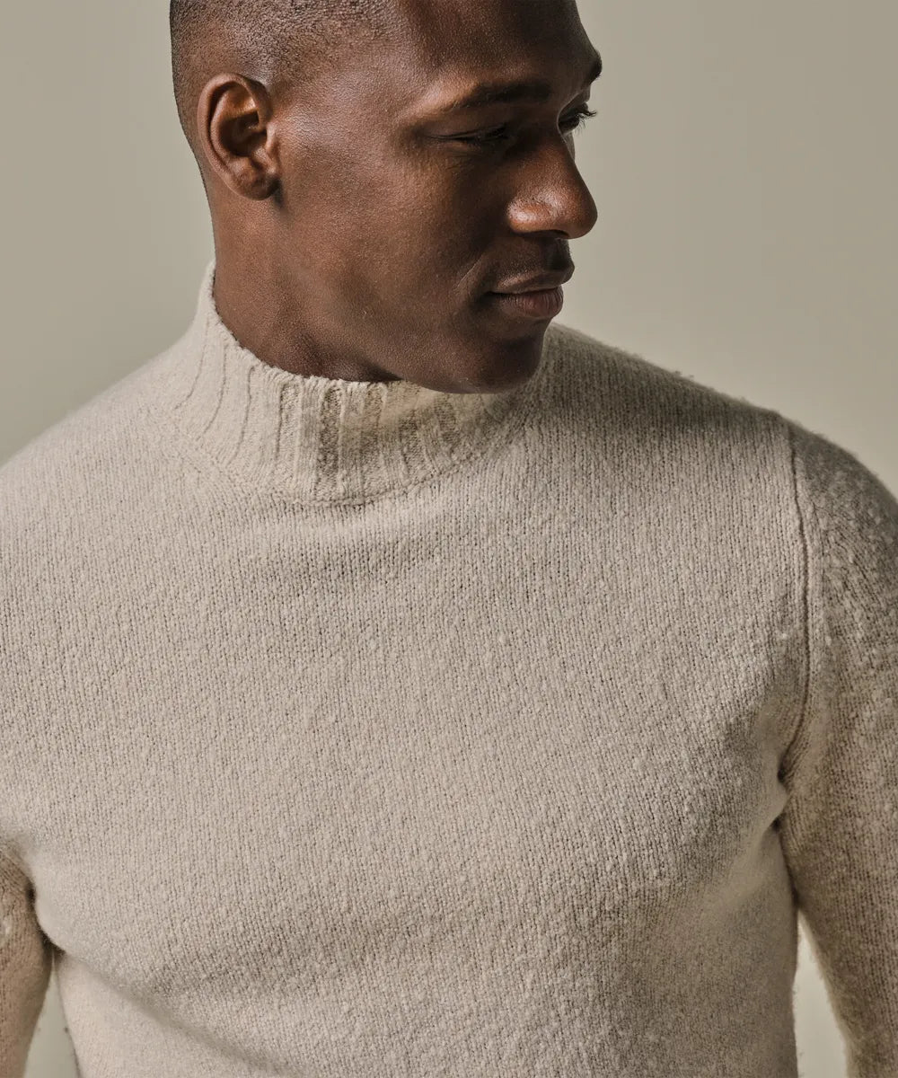PROFUOMO MOCK NECK PULLOVER