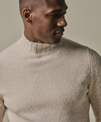 PROFUOMO MOCK NECK PULLOVER