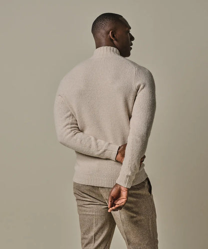 PROFUOMO MOCK NECK PULLOVER