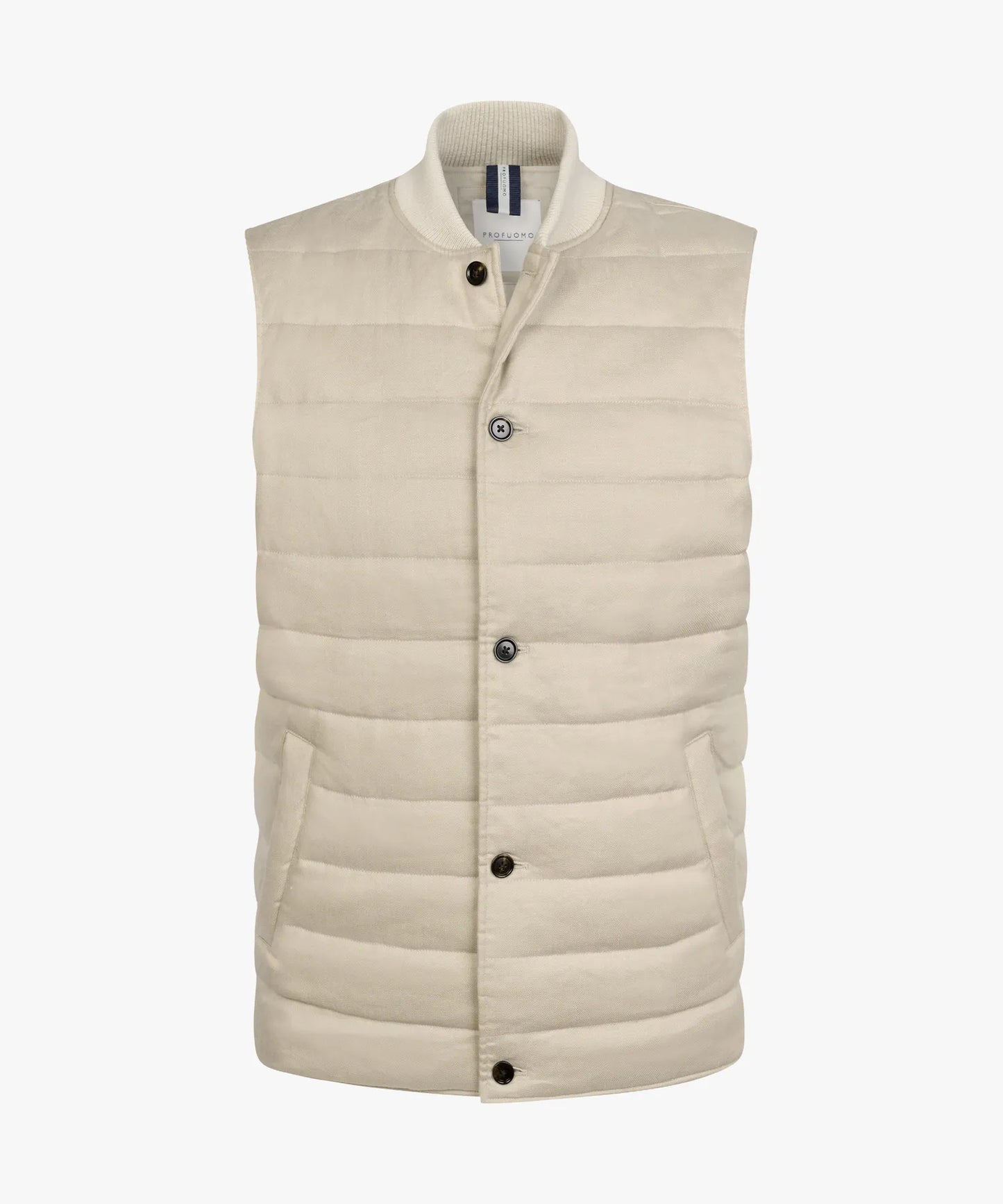 PROFUOMO LINEN COTTON BODYWARMER