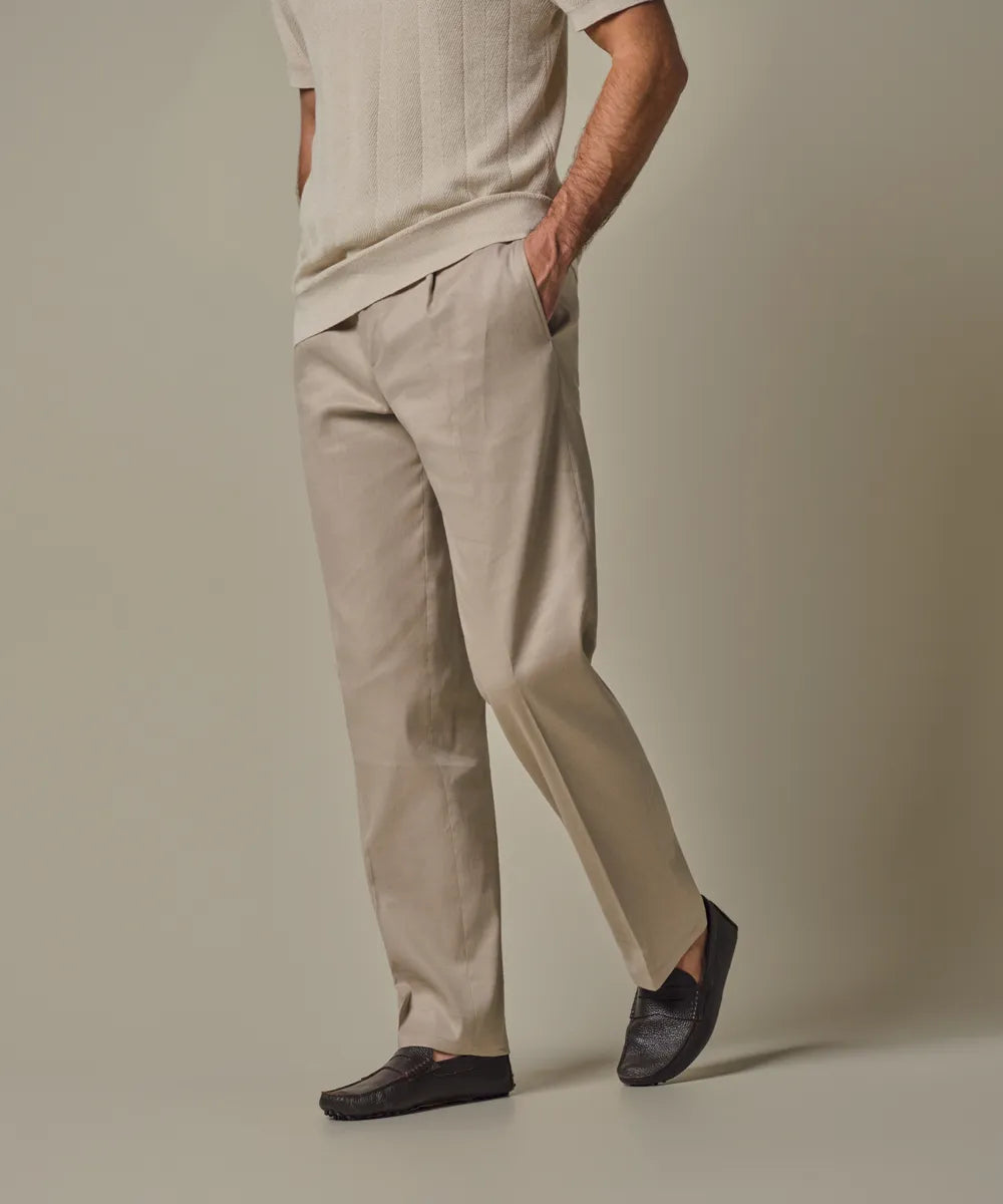 PROFUOMO LUXURY LINEN TROUSERS
