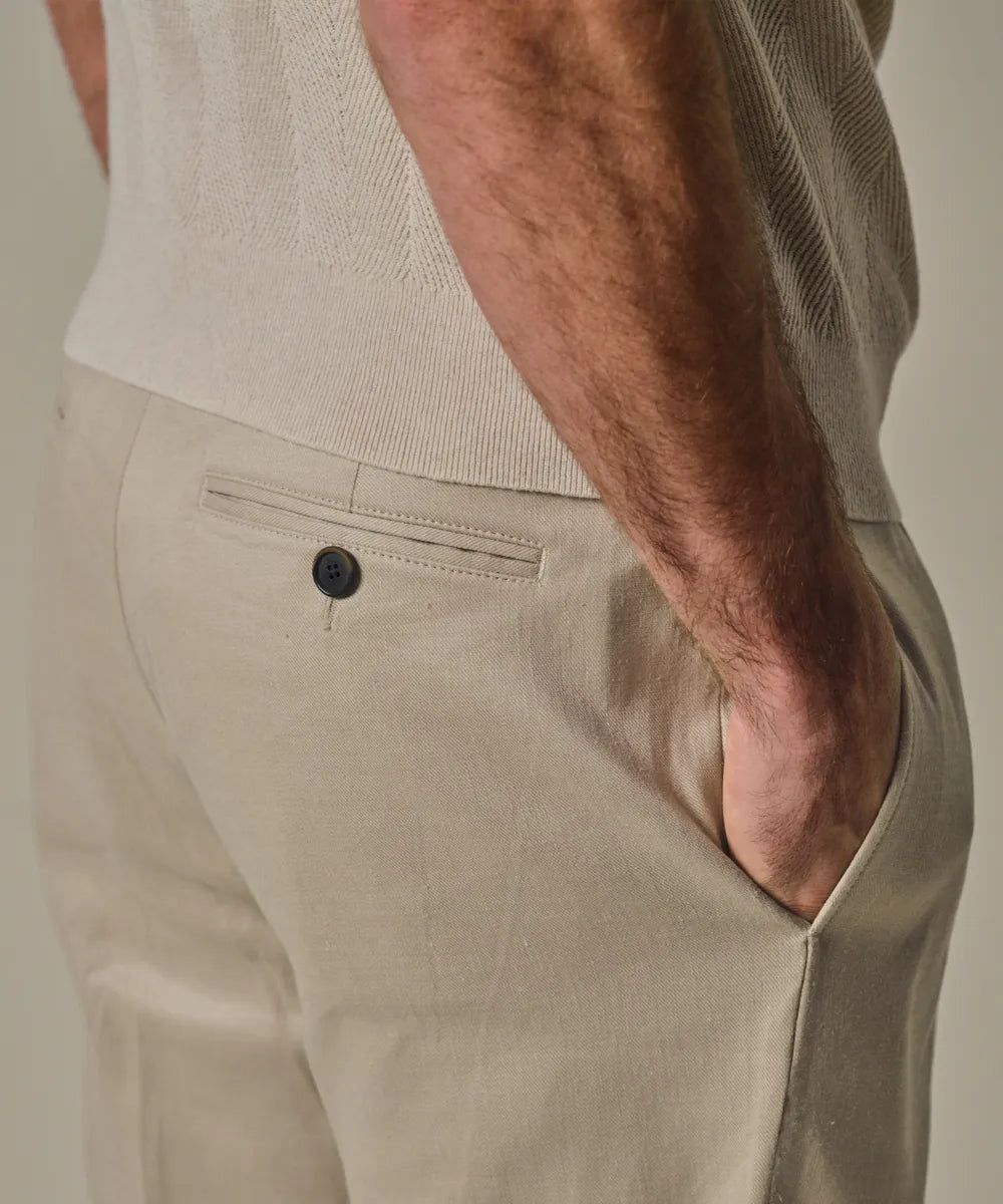 PROFUOMO LUXURY LINEN TROUSERS