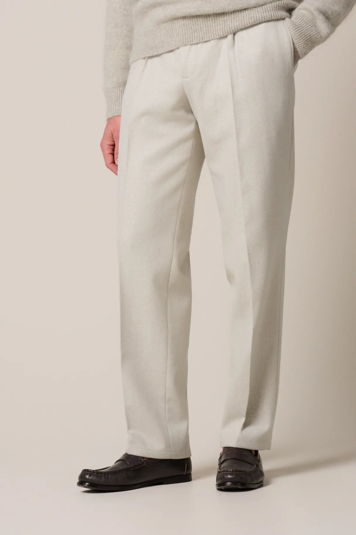 PROFUOMO WOOL TROUSERS