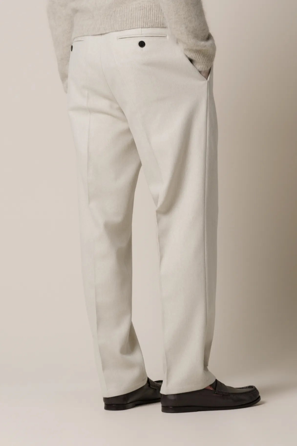 PROFUOMO WOOL TROUSERS
