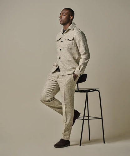 PROFUOMO WOOL BLEND PANTS
