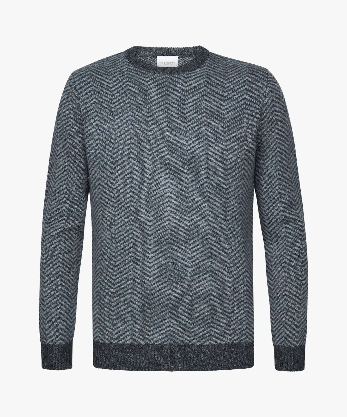 PROFUOMO HERRIGBONE PULLOVER